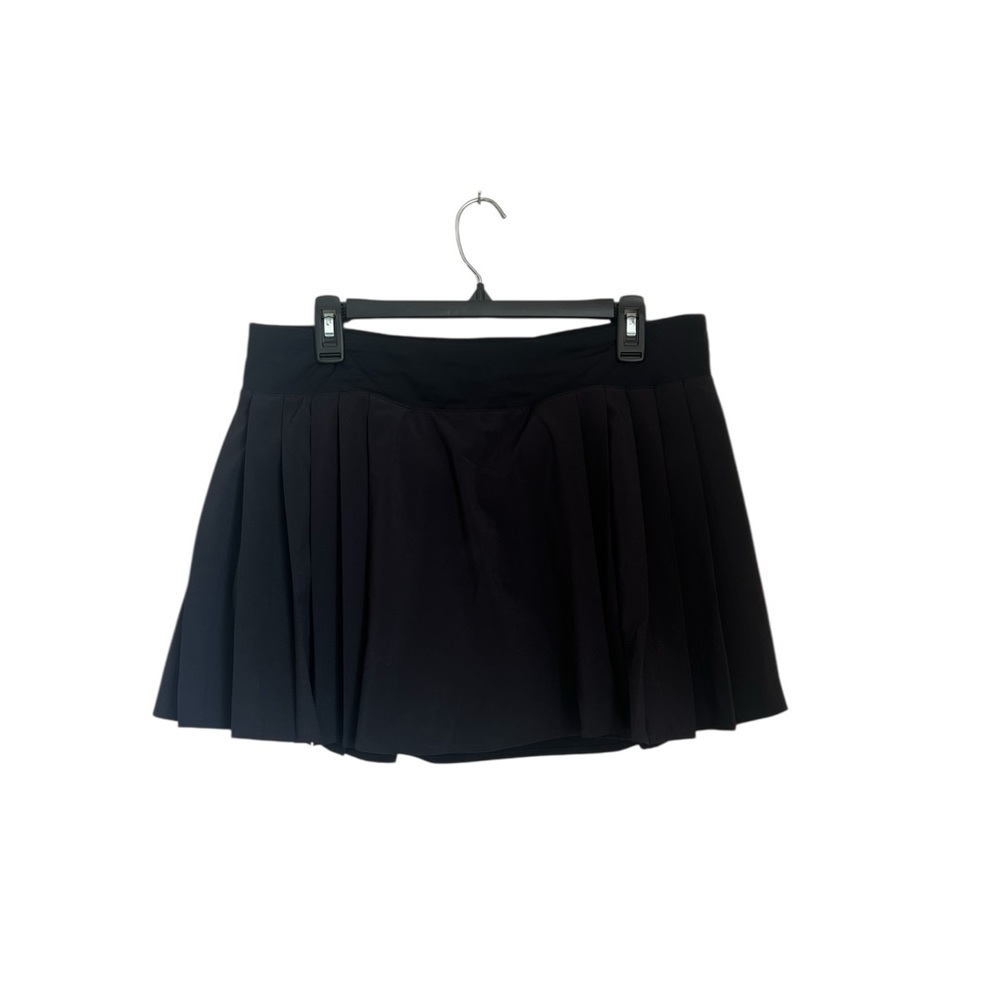 Lululemon Classic Black Pleated Mini Skort